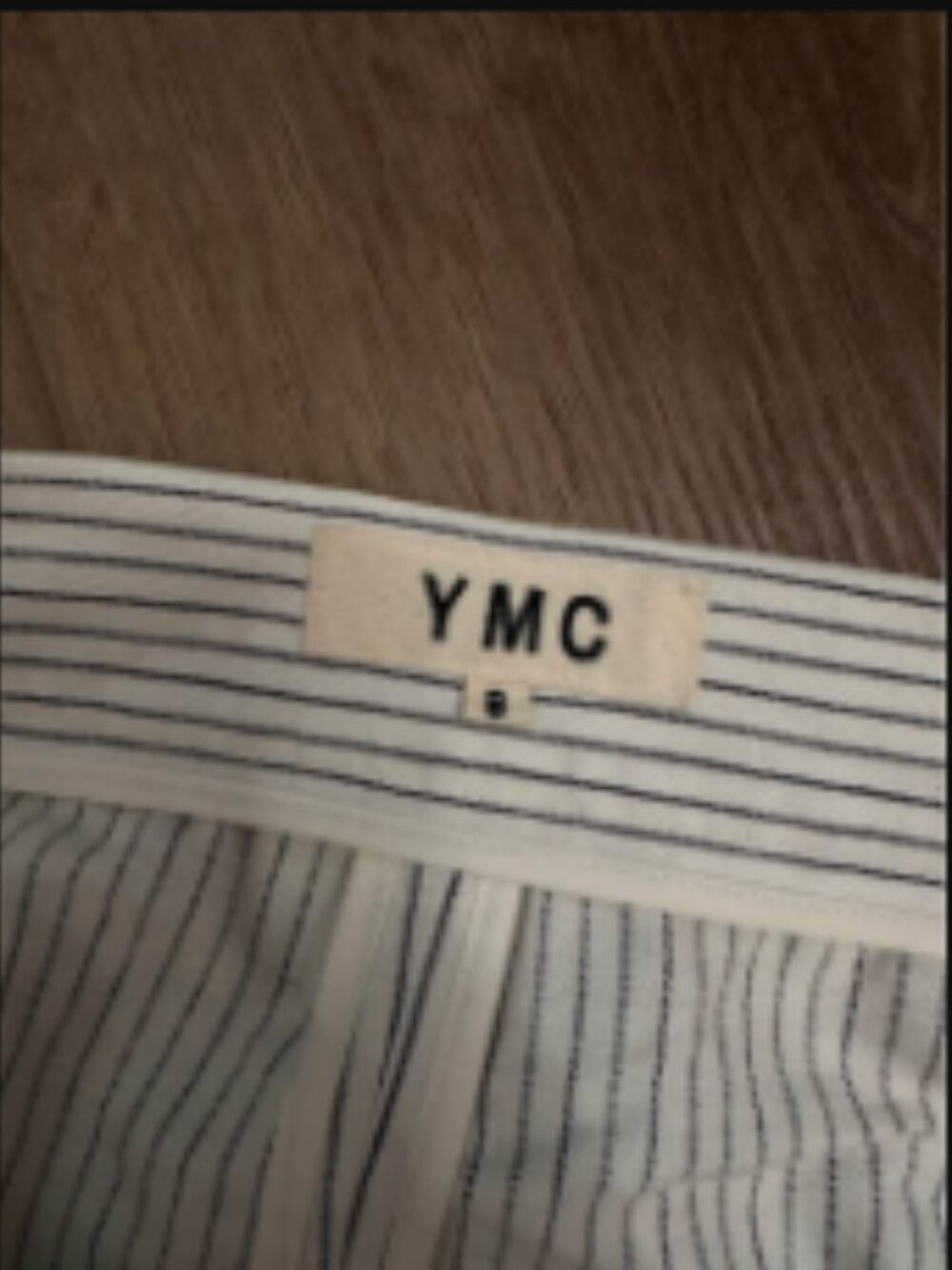 280usd YMC Made in Poland Linen/Cotton Fatigue Sailor pants Nautical Stripe 8